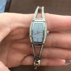 Ladies baby blue Guess watch